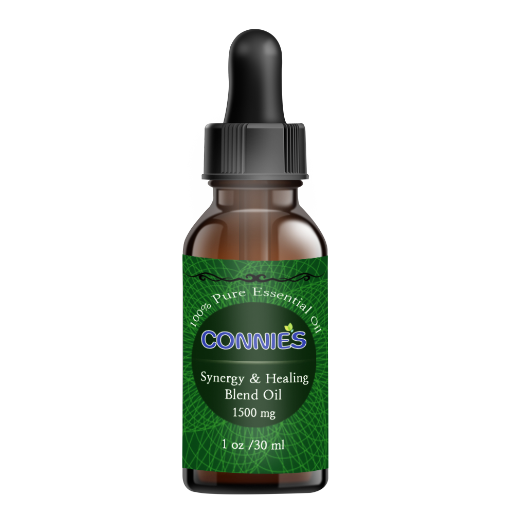 Connies Labs Synergy And Healing Blend Oil 1500 Mg 1 Oz 30 Ml 5288